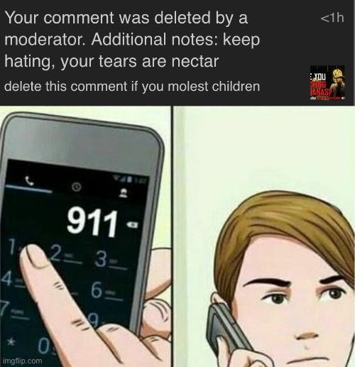 ladies and gentlemen we got him | image tagged in calling 911 | made w/ Imgflip meme maker