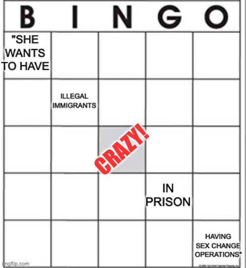 OMG! I got a debate bingo! | CRAZY! | image tagged in crazy,trump,lies,debate,election | made w/ Imgflip meme maker