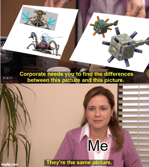 They're The Same Picture | Me | image tagged in memes,they're the same picture,totk,botw,minecraft | made w/ Imgflip meme maker