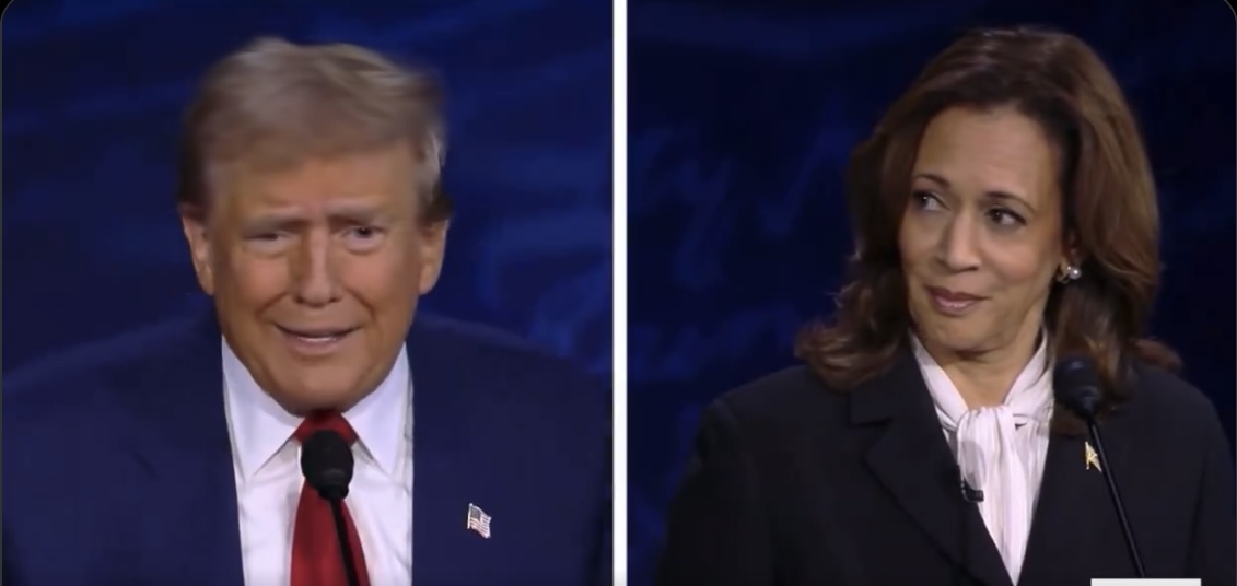 Trump Harris debate Blank Meme Template