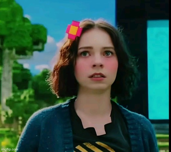 The Minecraft trailer looks a bit different rn.. | made w/ Imgflip meme maker