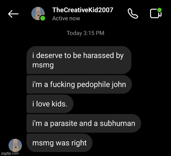 remember this guys? | image tagged in tck admits hes a close relative to edp | made w/ Imgflip meme maker