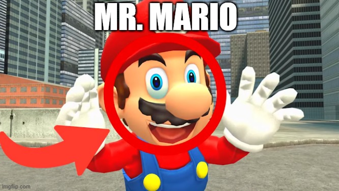 Mr. Mario | MR. MARIO | image tagged in memes,mr beast,mr mario,smg4,oh god | made w/ Imgflip meme maker