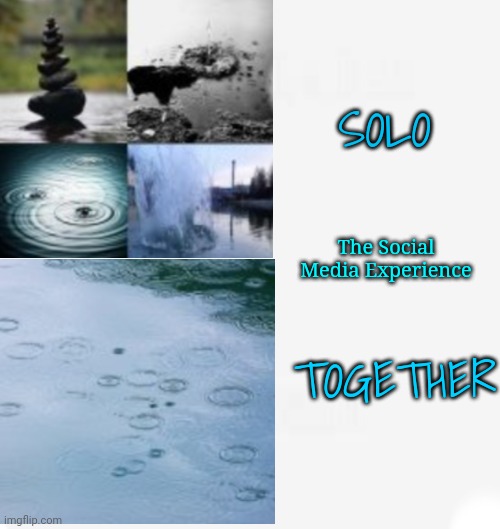 Braided, We Are Stronger | SOLO; The Social Media Experience; TOGETHER | image tagged in social media,dnc,msnbc,young voices matter | made w/ Imgflip meme maker