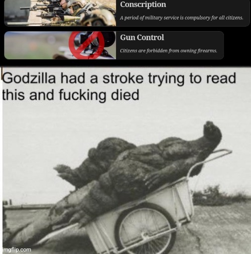 image tagged in godzilla | made w/ Imgflip meme maker