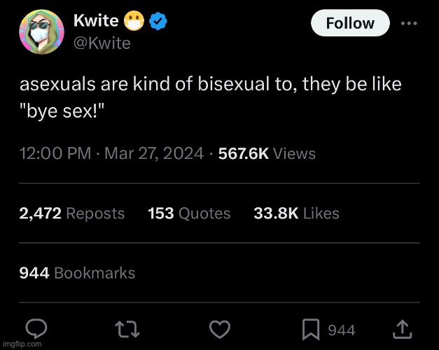 Kwite was on those creative juices bro thats crazy | image tagged in lgbtq | made w/ Imgflip meme maker