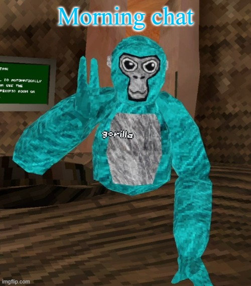 Monkey | Morning chat | image tagged in monkey | made w/ Imgflip meme maker