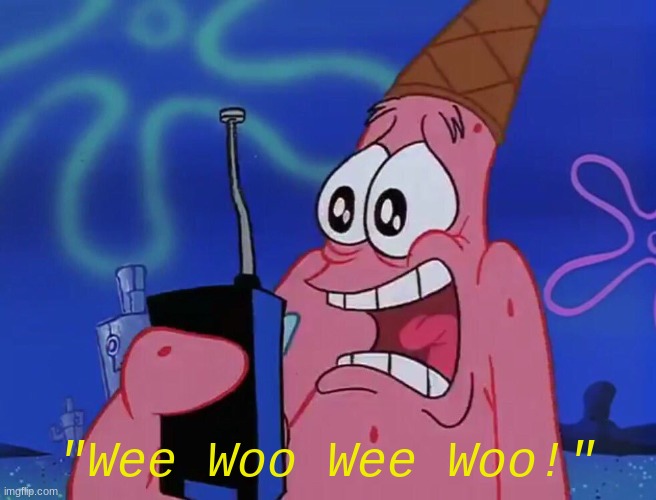 Wee Woo | "Wee Woo Wee Woo!" | image tagged in wee woo | made w/ Imgflip meme maker