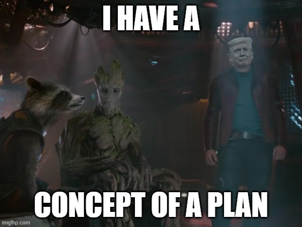 Concept of a Plan | I HAVE A; CONCEPT OF A PLAN | image tagged in concept,plan,starlord,12 percent | made w/ Imgflip meme maker