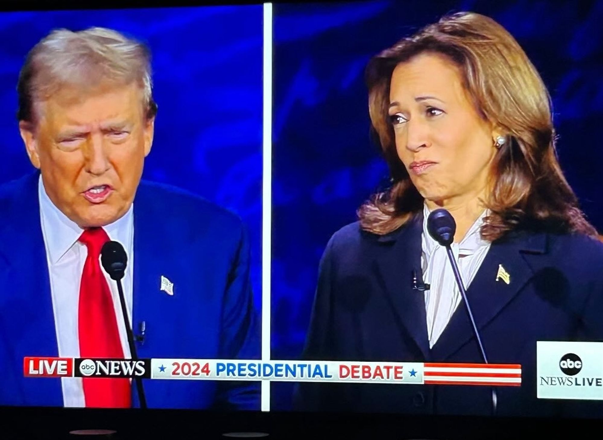 High Quality Kamala pitying Trump Blank Meme Template