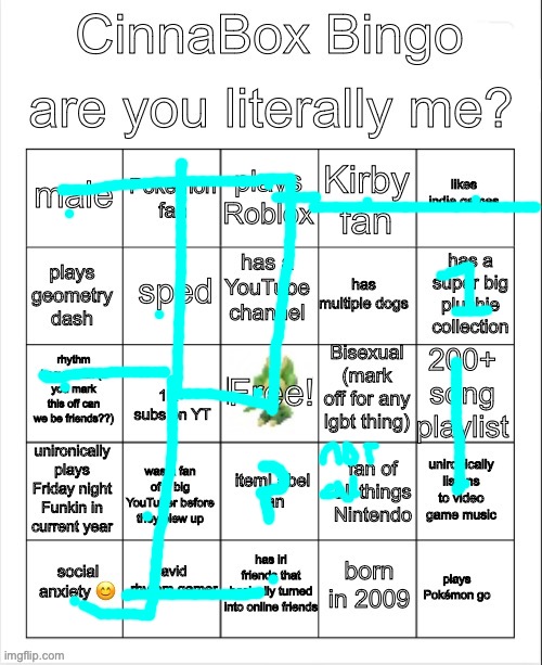 CinnaBox Bingo | image tagged in cinnabox bingo | made w/ Imgflip meme maker