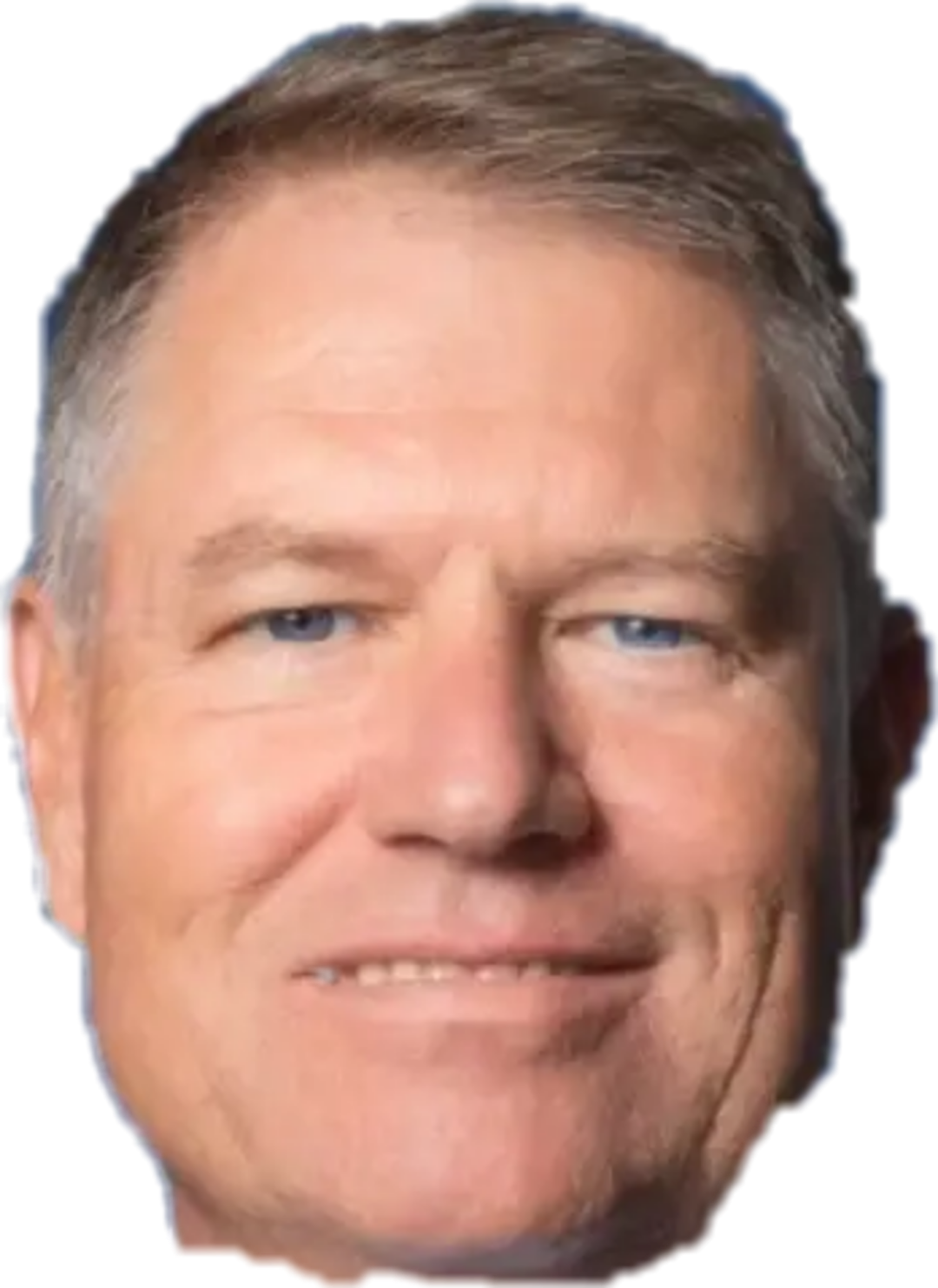 Klaus Werner Iohannis head Blank Meme Template