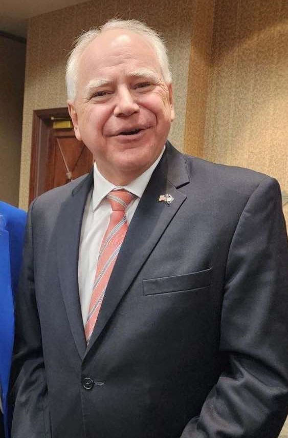 High Quality Tim Walz Blank Meme Template