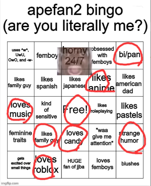 apefan2 bingo | image tagged in apefan2 bingo | made w/ Imgflip meme maker