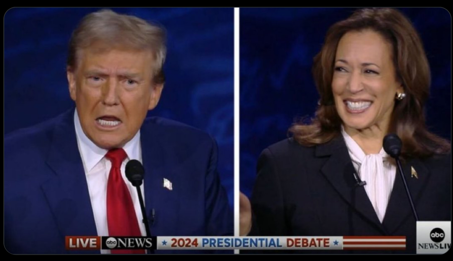 High Quality 2024 presidential debate Blank Meme Template