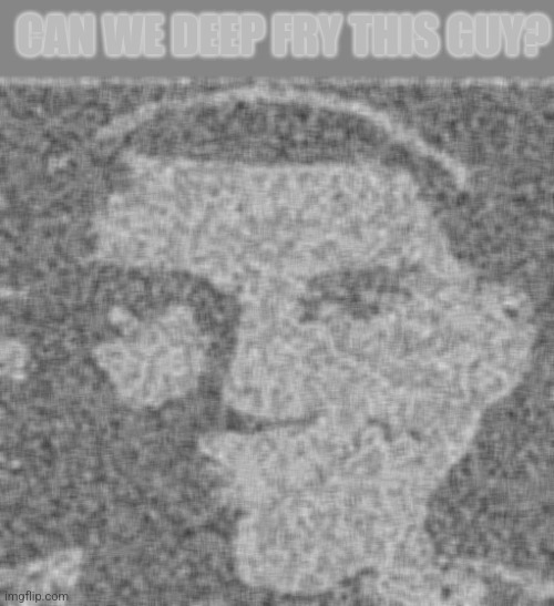 Deep fry scout | CAN WE DEEP FRY THIS GUY? | image tagged in deep fry scout | made w/ Imgflip meme maker