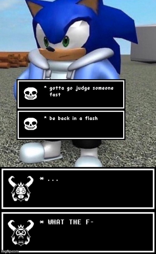 Wait what | image tagged in sonic sans undertale | made w/ Imgflip meme maker