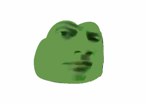 Pepe Rock Face Blank Meme Template