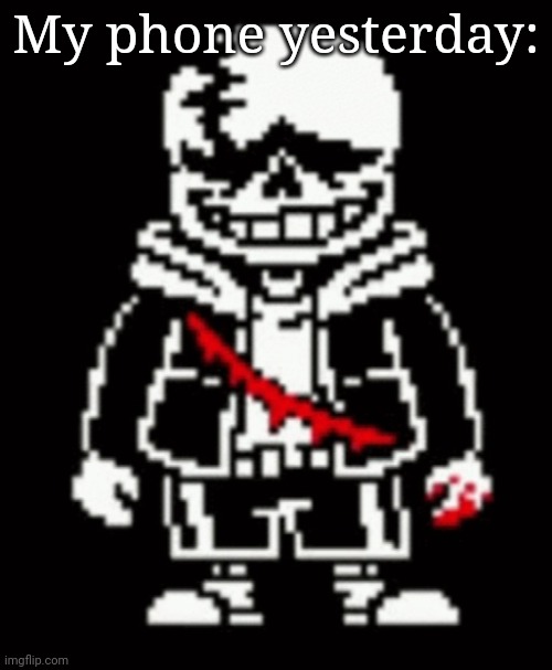 My phone was basically dead, no battery, not even 0.1% and yet it survived | My phone yesterday: | image tagged in last breath sans | made w/ Imgflip meme maker