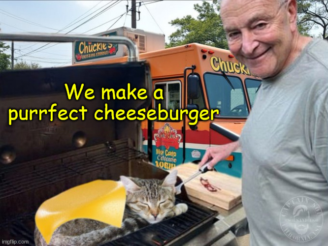 We make a purrfect cheeseburger | made w/ Imgflip meme maker