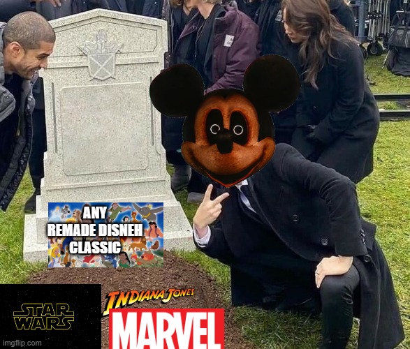 Disney  (I miss anything??) | ANY REMADE DISNEH CLASSIC | image tagged in peace sign tombstone,mickey,disney | made w/ Imgflip meme maker