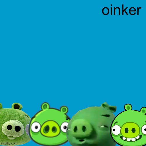 Weezer if it was actually good | oinker | image tagged in blank weezer blue album edit,bad piggies,angry birds,buddy holly | made w/ Imgflip meme maker