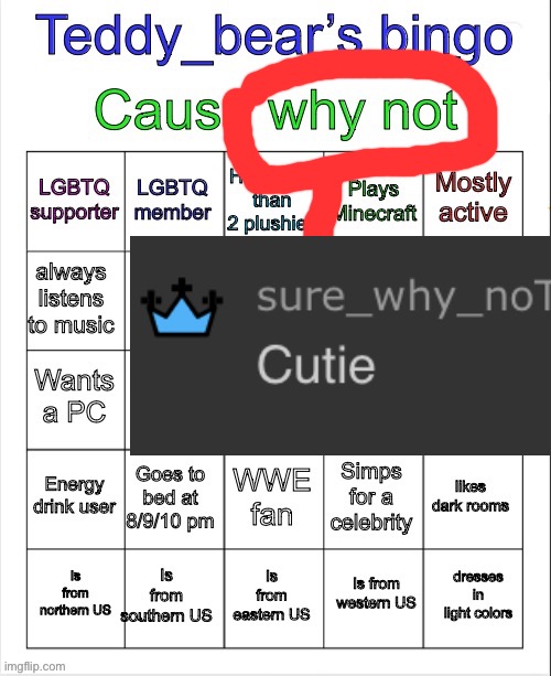 Felt cute might start a galactic uprising later | image tagged in teddy bear s bingo | made w/ Imgflip meme maker