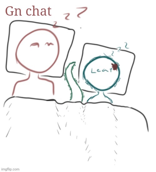 Gn chat | Gn chat | image tagged in am sleeping with kobold | made w/ Imgflip meme maker