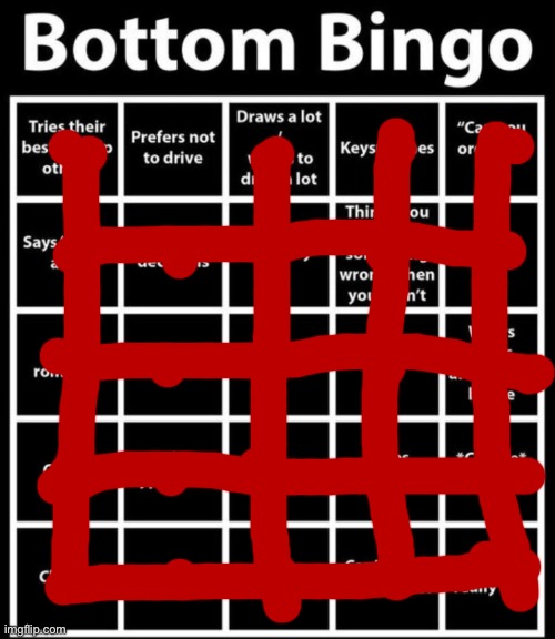 Uhm… | image tagged in bottom bingo | made w/ Imgflip meme maker