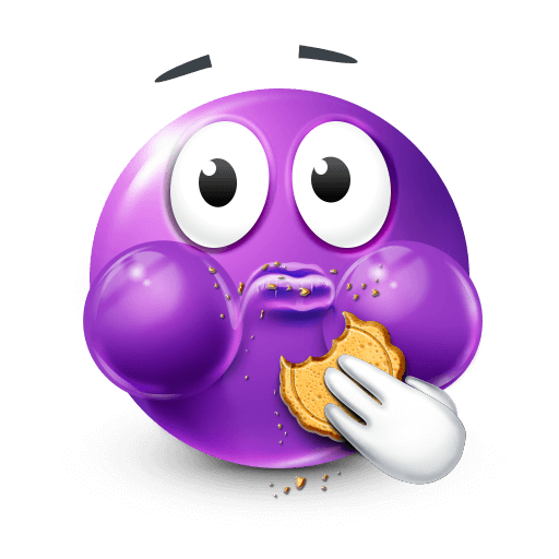 Purple guy snacking Meme Template
