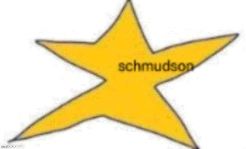 schmudson star | image tagged in schmudson star | made w/ Imgflip meme maker