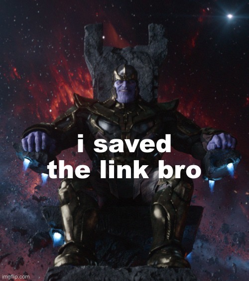 i saved the link bro | image tagged in i saved the link bro | made w/ Imgflip meme maker