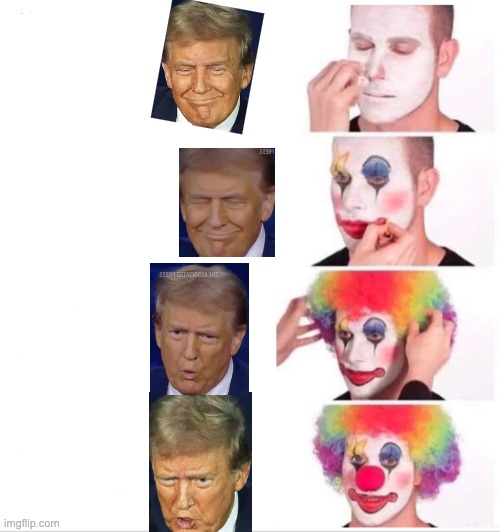 Clown Applying Makeup Meme | image tagged in memes,clown applying makeup | made w/ Imgflip meme maker