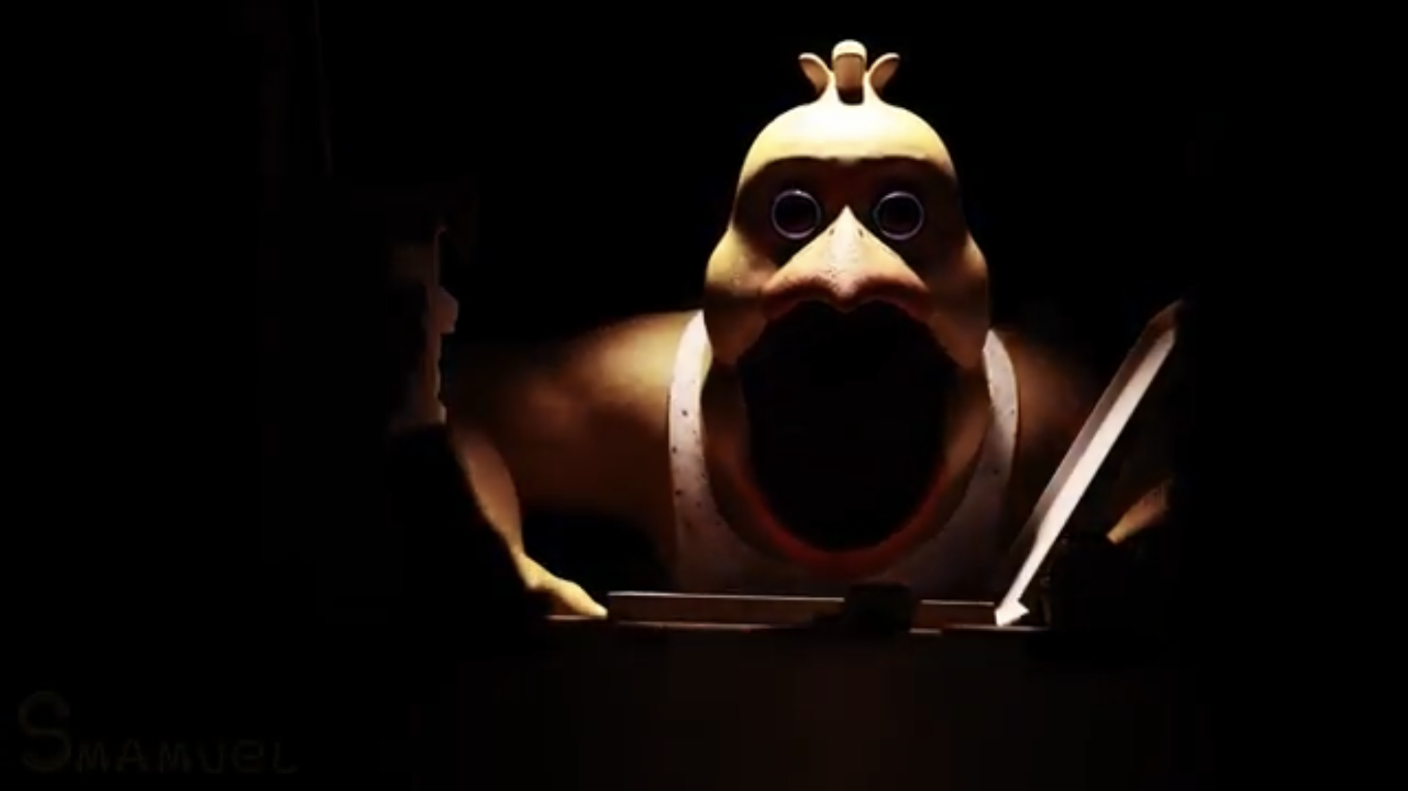Do not steal Chica’s pizza Blank Meme Template