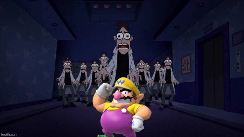 wario dies by Mindless Repulsive Pharmacists during night of the living pharmacist | image tagged in wario dies | made w/ Imgflip meme maker