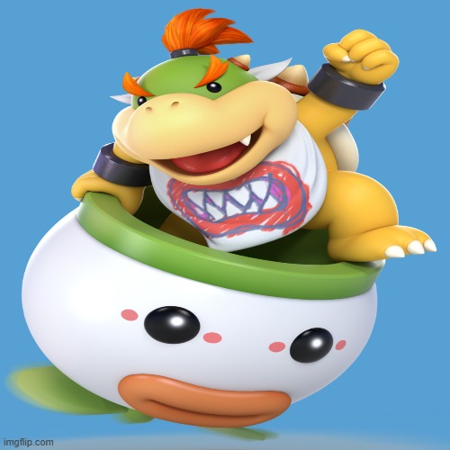 bowser jr meme | image tagged in bowser,super mario bros,video games,bowser jr,nintendo,mario | made w/ Imgflip meme maker