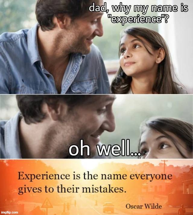 It's a mistake | image tagged in insults | made w/ Imgflip meme maker