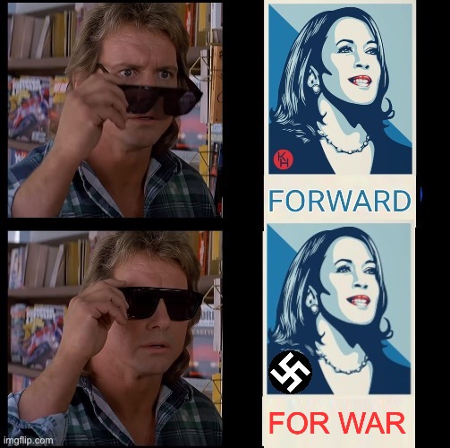 Forward - | FOR WAR | image tagged in kamala harris | made w/ Imgflip meme maker