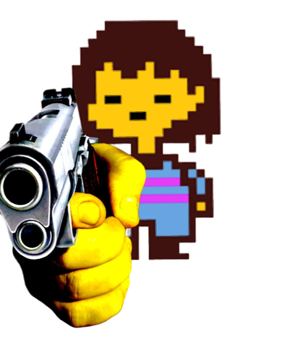 Better frisk gun Blank Meme Template