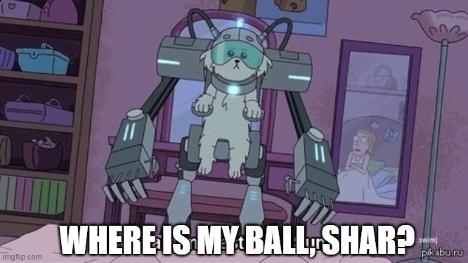 WHERE IS MY BALL, SHAR? | made w/ Imgflip meme maker