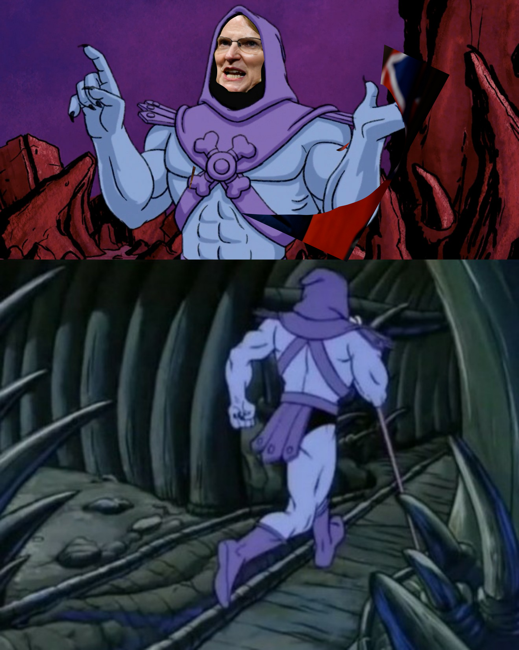 Skeletor Blank Meme Template