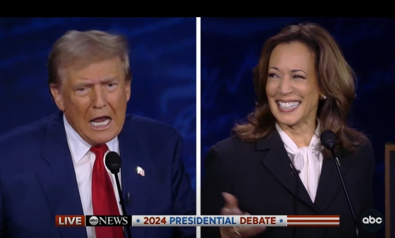 Trump Harris Debate Blank Meme Template