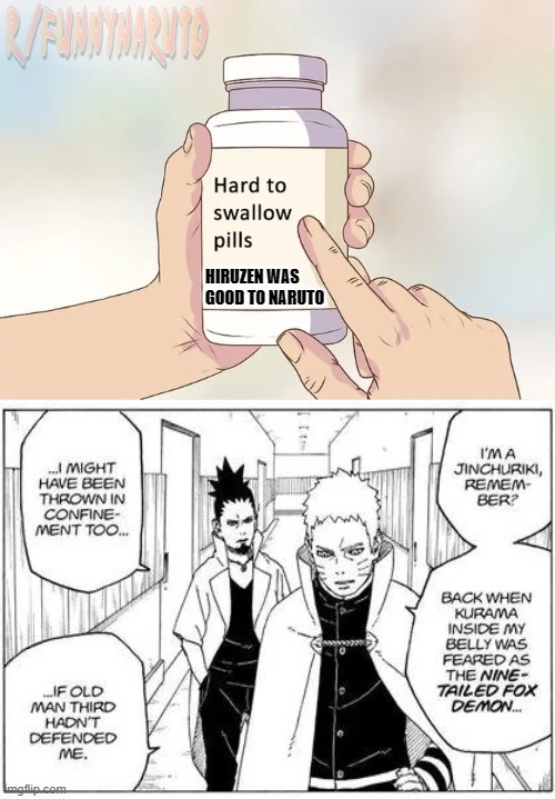 HIRUZEN WAS GOOD TO NARUTO | made w/ Imgflip meme maker