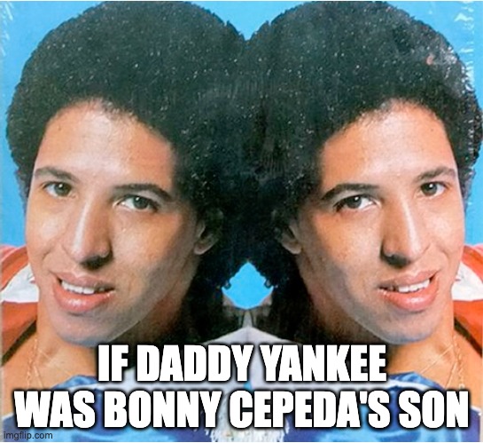 Daddy Bonny | IF DADDY YANKEE WAS BONNY CEPEDA'S SON | image tagged in puerto rico | made w/ Imgflip meme maker