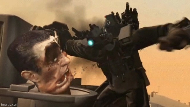 titan camera man punching g-toilet | image tagged in titan camera man punching g-toilet | made w/ Imgflip meme maker