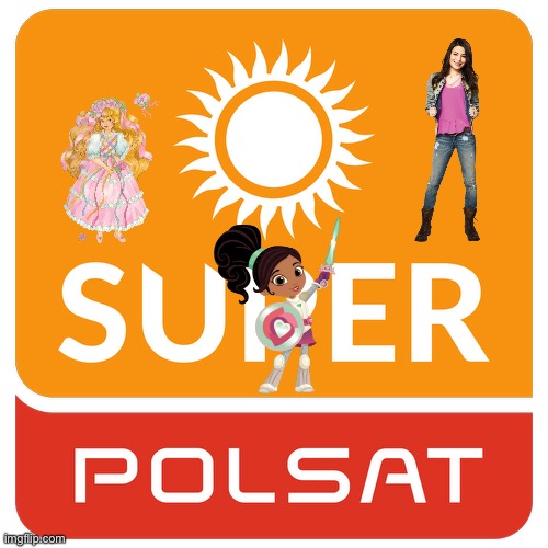 Super Polsat Logo (Girls) | image tagged in princess,icarly,girls,girl,nickelodeon,cartoons | made w/ Imgflip meme maker