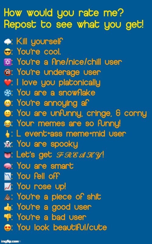 hi | image tagged in how would you rate me | made w/ Imgflip meme maker