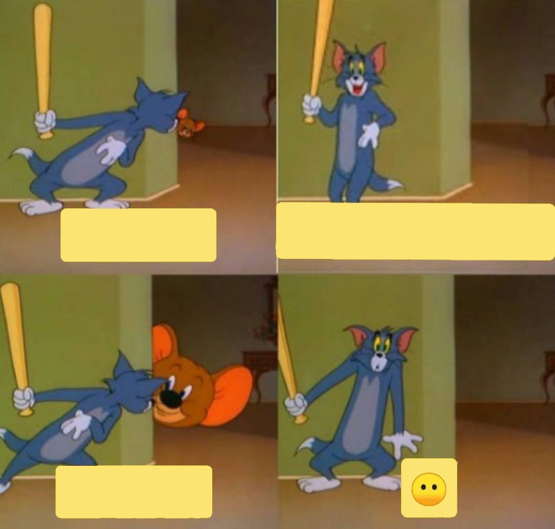 Tom Jerry Blank Meme Template