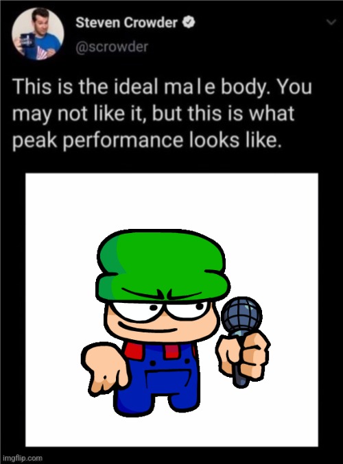 Ideal Male Body HQ | image tagged in ideal male body hq | made w/ Imgflip meme maker