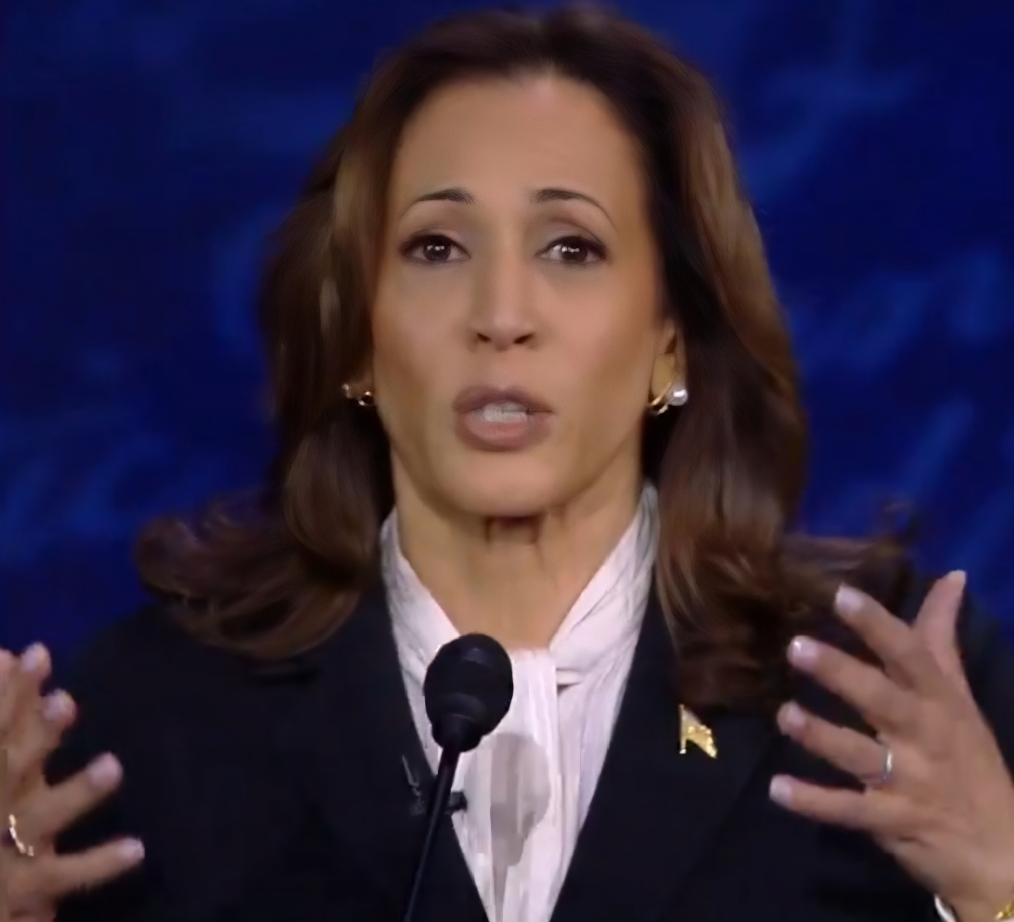 Kamala explaining Blank Meme Template